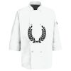 Eight Pearl Button Chef Coat with Thermometer Pocket Thumbnail