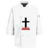 Eight Pearl Button Chef Coat with Thermometer Pocket Thumbnail