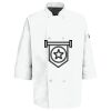 Eight Pearl Button Chef Coat with Thermometer Pocket Thumbnail