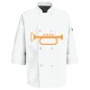 Eight Pearl Button Chef Coat with Thermometer Pocket Thumbnail