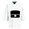 Eight Pearl Button Chef Coat with Thermometer Pocket Thumbnail