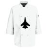 Eight Pearl Button Chef Coat with Thermometer Pocket Thumbnail