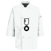 Eight Pearl Button Chef Coat with Thermometer Pocket Thumbnail