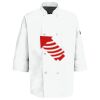 Eight Pearl Button Chef Coat with Thermometer Pocket Thumbnail