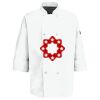 Eight Pearl Button Chef Coat with Thermometer Pocket Thumbnail