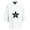 Eight Pearl Button Chef Coat with Thermometer Pocket Thumbnail