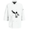 Eight Pearl Button Chef Coat with Thermometer Pocket Thumbnail