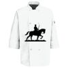 Eight Pearl Button Chef Coat with Thermometer Pocket Thumbnail