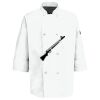Eight Pearl Button Chef Coat with Thermometer Pocket Thumbnail
