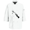 Eight Pearl Button Chef Coat with Thermometer Pocket Thumbnail