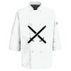 Eight Pearl Button Chef Coat with Thermometer Pocket Thumbnail