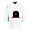 Eight Pearl Button Chef Coat with Thermometer Pocket Thumbnail