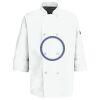 Eight Pearl Button Chef Coat with Thermometer Pocket Thumbnail