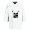 Eight Pearl Button Chef Coat with Thermometer Pocket Thumbnail