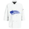 Eight Pearl Button Chef Coat with Thermometer Pocket Thumbnail