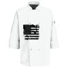 Eight Pearl Button Chef Coat with Thermometer Pocket Thumbnail
