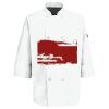 Eight Pearl Button Chef Coat with Thermometer Pocket Thumbnail