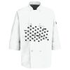 Eight Pearl Button Chef Coat with Thermometer Pocket Thumbnail