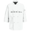 Eight Pearl Button Chef Coat with Thermometer Pocket Thumbnail