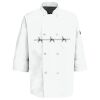 Eight Pearl Button Chef Coat with Thermometer Pocket Thumbnail