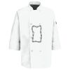 Eight Pearl Button Chef Coat with Thermometer Pocket Thumbnail