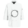 Eight Pearl Button Chef Coat with Thermometer Pocket Thumbnail