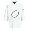 Eight Pearl Button Chef Coat with Thermometer Pocket Thumbnail