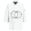 Eight Pearl Button Chef Coat with Thermometer Pocket Thumbnail