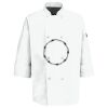 Eight Pearl Button Chef Coat with Thermometer Pocket Thumbnail