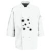 Eight Pearl Button Chef Coat with Thermometer Pocket Thumbnail