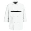 Eight Pearl Button Chef Coat with Thermometer Pocket Thumbnail