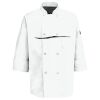 Eight Pearl Button Chef Coat with Thermometer Pocket Thumbnail