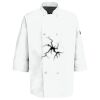 Eight Pearl Button Chef Coat with Thermometer Pocket Thumbnail