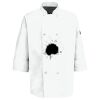 Eight Pearl Button Chef Coat with Thermometer Pocket Thumbnail