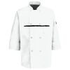 Eight Pearl Button Chef Coat with Thermometer Pocket Thumbnail