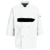 Eight Pearl Button Chef Coat with Thermometer Pocket Thumbnail