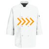 Eight Pearl Button Chef Coat with Thermometer Pocket Thumbnail