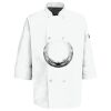 Eight Pearl Button Chef Coat with Thermometer Pocket Thumbnail