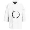 Eight Pearl Button Chef Coat with Thermometer Pocket Thumbnail