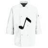 Eight Pearl Button Chef Coat with Thermometer Pocket Thumbnail