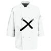 Eight Pearl Button Chef Coat with Thermometer Pocket Thumbnail