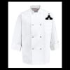 Eight Pearl Button Chef Coat - Tall Sizes Thumbnail